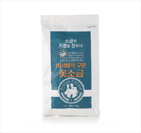 꽃소금 구운 소금 15kg