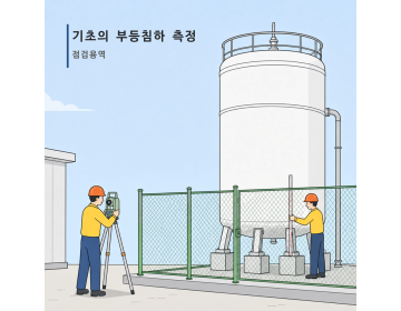 기초의 부등침하 측정 기술용역