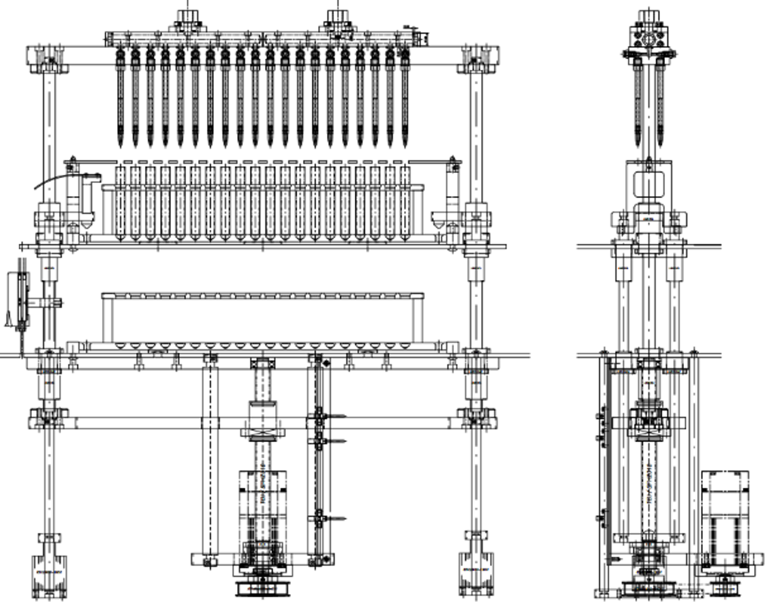 Gel Filling Module equipment layout